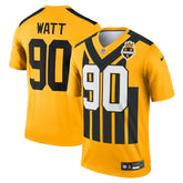 T.J. Watt Pittsburgh Steelers Alternate 1933 Throwback Legend Player Performance Top Gold | Nike for Sale