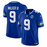 Kenneth Walker III Seattle Seahawks 50th Season Vapor F.U.S.E. Limited Jersey Royal | Nike for Sale