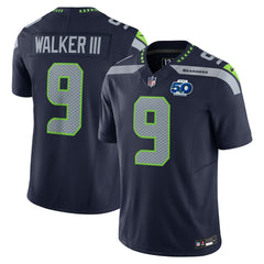 Kenneth Walker III Seattle Seahawks Team 50th Season Vapor F.U.S.E. Limited Jersey College Navy | Nike for Sale