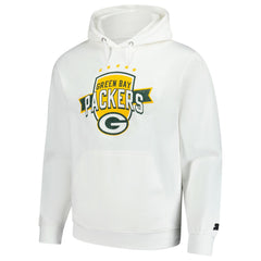 Green Bay Packers Starter Vintage Pullover Hoodie White | NFL