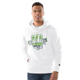 Seattle Seahawks Starter Vintage Pullover Hoodie White | NFL