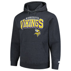 Minnesota Vikings Starter Vintage Pullover Hoodie Charcoal | NFL