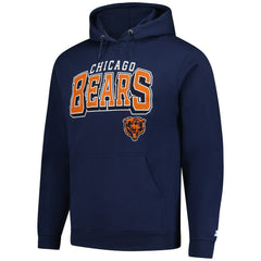 Chicago Bears Starter Vintage Pullover Hoodie Navy | NFL