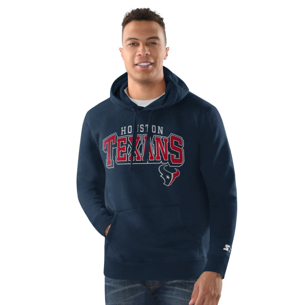 Houston Texans Starter Vintage Pullover Hoodie Navy | NFL