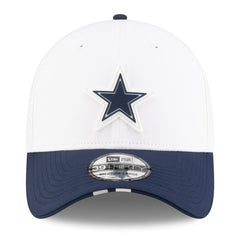 Dallas Cowboys New Era 2025 NFL Training Camp 39THIRTY Flex Hat White/Navy | NFL