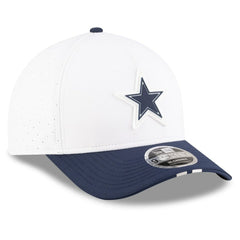Dallas Cowboys New Era 2025 NFL Training Camp A-Frame 9FORTY Adjustable Hat White/Navy | NFL