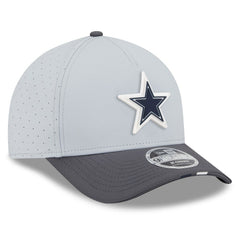 Dallas Cowboys New Era 2025 NFL Training Camp A-Frame 9FORTY Adjustable Hat Gray/Graphite | NFL