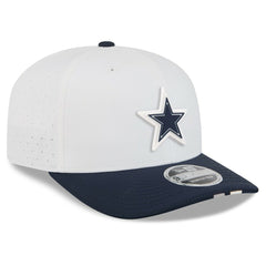 Dallas Cowboys New Era 2025 NFL Training Camp 9SEVENTY Adjustable Hat White/Navy | NFL