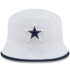 Dallas Cowboys New Era 2025 NFL Training Camp Stretch Bucket Hat White | NFL