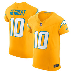 Justin Herbert Los Angeles Chargers Alternate Charger Power Vapor F.U.S.E. Elite Jersey Gold | Nike for Sale