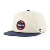 Houston Texans '47 Payson Captain Adjustable Hat Natural | 47 brand