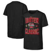 Chicago Blackhawks Youth 2025 NHL Winter Classic Game Day T-Shirt - Black - NHL