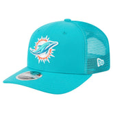 Miami Dolphins New Era Team Collection 9SEVENTY Stretch-Snap Adjustable Hat Aqua | NFL