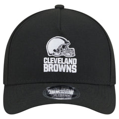 Cleveland Browns New Era Team Collection 9FORTY M-Crown A-Frame Adjustable Hat Black | NFL