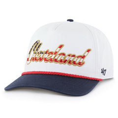 Cleveland Browns '47 Patriotic Overhand Hitch Adjustable Hat White | 47 brand