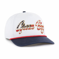 Green Bay Packers '47 Patriotic Overhand Hitch Adjustable Hat White | 47 brand