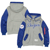 Los Angeles Dodgers New Era x Alpha Industries Full-Zip Hoodie Jacket - MLB