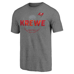 Tampa Bay Buccaneers Hot Route Tri-Blend T-Shirt Heather Gray | NFL