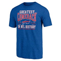 Buffalo Bills Vintage Tri-Blend T-Shirt Royal | NFL