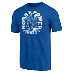 Indianapolis Colts Vintage Tri-Blend T-Shirt Royal | NFL