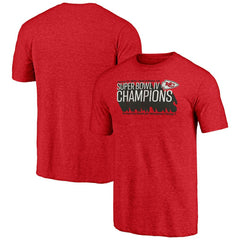 Kansas City Chiefs Vintage Tri-Blend T-Shirt Red | NFL