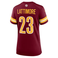 Marshon Lattimore Washington Commanders Women's Team Game Jersey Burgundy | Nike for Sale