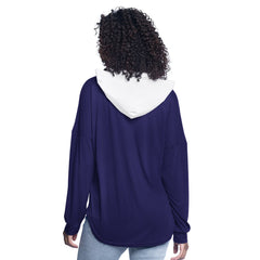 Phoenix Suns G-III 4Her by Carl Banks Women's Bench Player Oversized Long Sleeve Hooded Top Purple - NBA