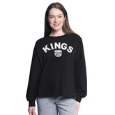 Sacramento Kings G-III 4Her by Carl Banks Women's Athletic Pullover Sweatshirt Black - NBA