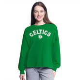 Boston Celtics G-III 4Her by Carl Banks Women's Athletic Pullover Sweatshirt Kelly Green - NBA