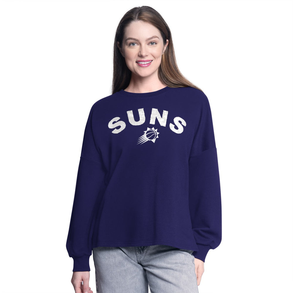 Phoenix Suns G-III 4Her by Carl Banks Women's Athletic Pullover Sweatshirt Purple - NBA