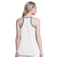 Memphis Grizzlies G-III 4Her by Carl Banks Women's Curveball Racerback Scoop Neck Slub Tank Top White - NBA