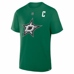 Jamie Benn Dallas Stars Fanatics Captain Authentic Stack Name & Number T-Shirt - Kelly Green - NHL