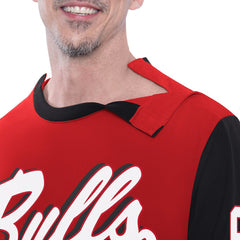 Chicago Bulls G-III Sports by Carl Banks Adaptive Rugby Long Sleeve Top Red - NBA