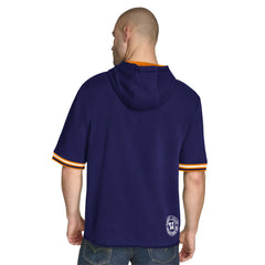 Phoenix Suns Tommy Jeans Paul French Terry Short Sleeve Pullover Hoodie Purple - NBA