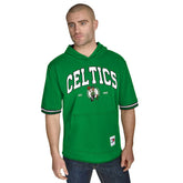 Boston Celtics Tommy Jeans Paul French Terry Short Sleeve Pullover Hoodie Kelly Green - NBA
