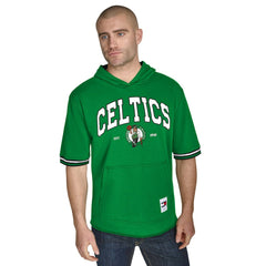 Boston Celtics Tommy Jeans Paul French Terry Short Sleeve Pullover Hoodie Kelly Green - NBA