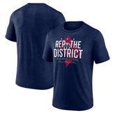 Washington Wizards Huddle Tri-Blend T-Shirt Navy - NBA