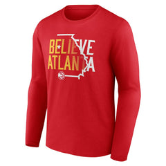 Atlanta Hawks Team Pride Long Sleeve T-Shirt Red - NBA