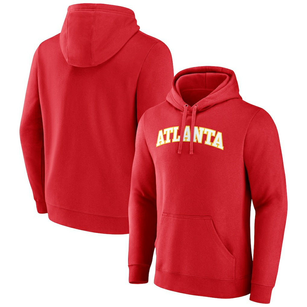 Atlanta Hawks Wordmark Pullover Hoodie Red - NBA