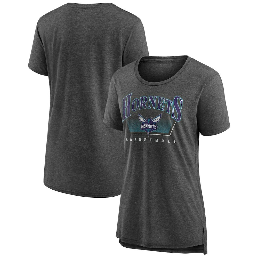 Charlotte Hornets Women's Selection Tri-Blend T-Shirt Gray - NBA