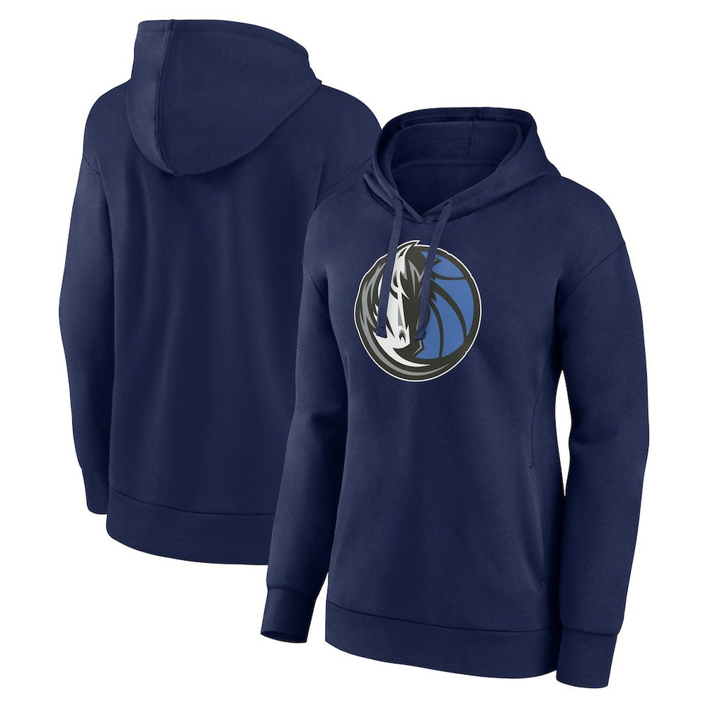 Dallas Mavericks Women's Primary Logo Pullover Hoodie Navy - NBA
