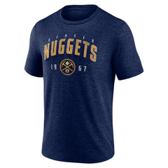 Denver Nuggets Backboard Tri-Blend T-Shirt Navy - NBA
