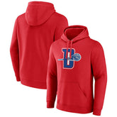 Detroit Pistons Alternate Logo Pullover Hoodie Red - NBA