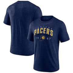 Indiana Pacers Backboard Tri-Blend T-Shirt Navy - NBA