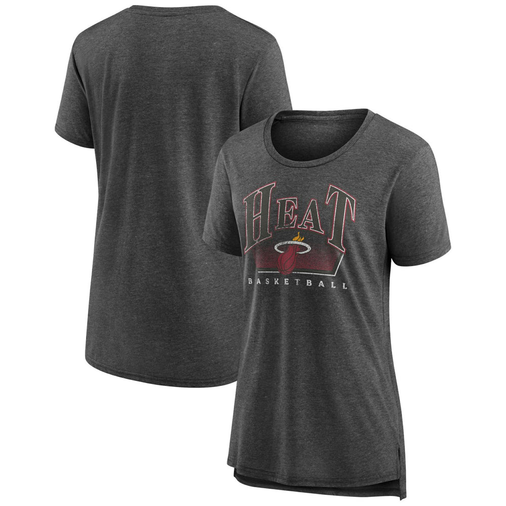 Miami Heat Women's Selection Tri-Blend T-Shirt Gray - NBA