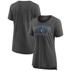 Minnesota Timberwolves Women's Selection Tri-Blend T-Shirt Gray - NBA