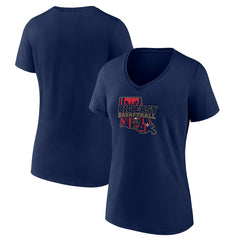New Orleans Pelicans Women's Core Hometown Launch V-Neck T-Shirt Navy - NBA
