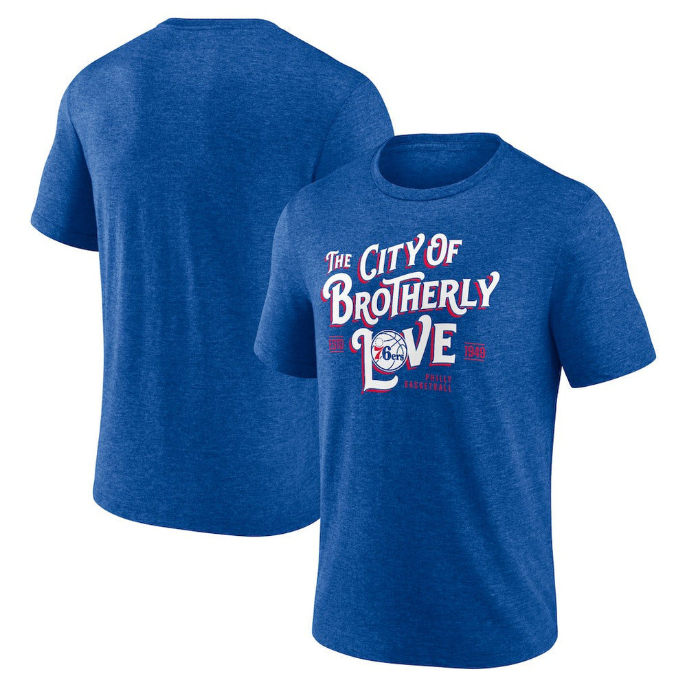 Philadelphia 76ers Team Pride Tri-Blend T-Shirt Royal - NBA
