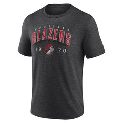 Portland Trail Blazers Backboard Tri-Blend T-Shirt Charcoal - NBA