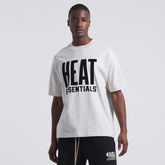 Miami Heat Fear of God Unisex NBA x ESSENTIALS T-Shirt Heather Gray - NBA